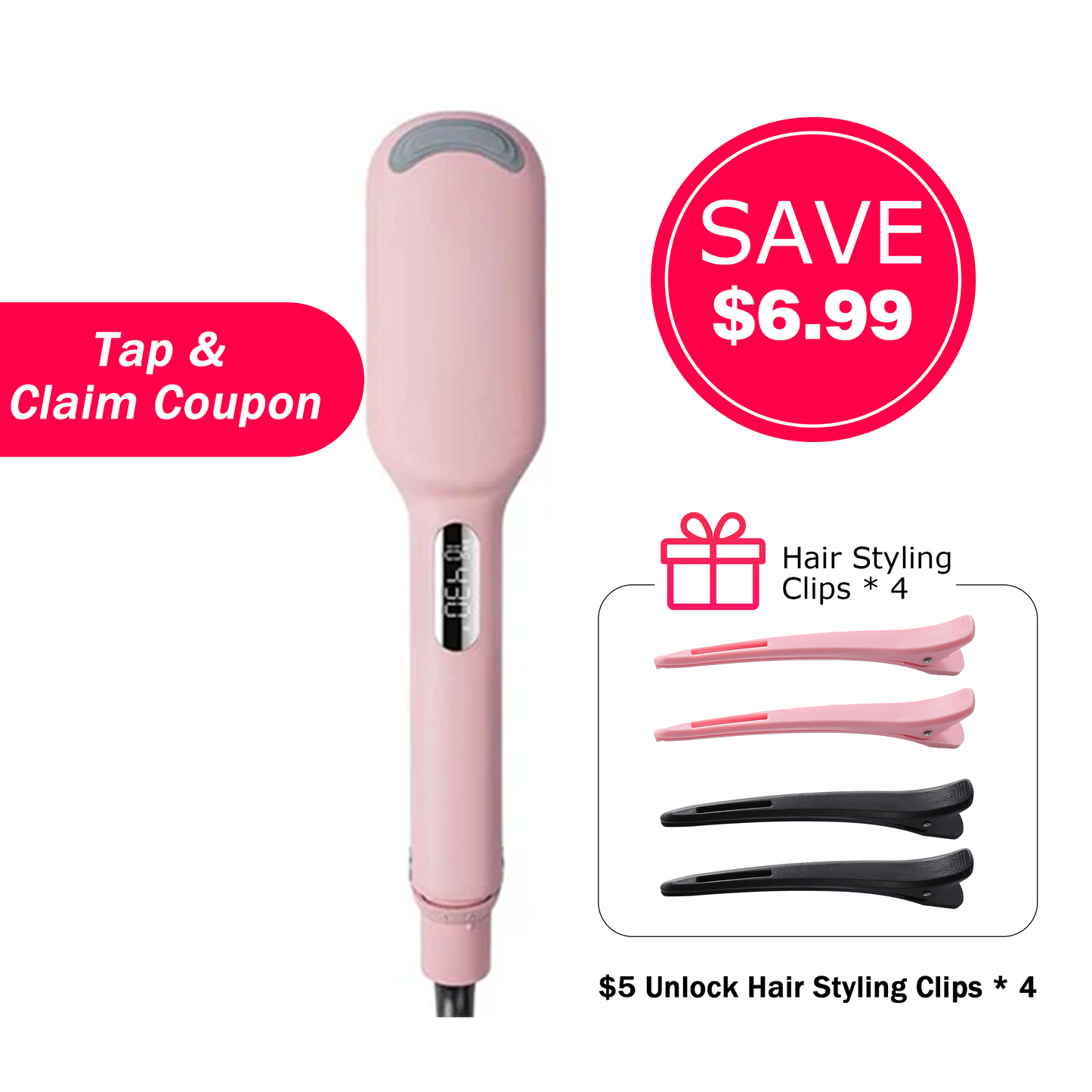 ✨✨Final 6 Hours: 60% OFF COMPACT Hair Waver Crimper