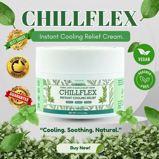 🎁𝐎𝐟𝐟𝐢𝐜𝐢𝐚𝐥 𝐒𝐭𝐨𝐫𝐞: 𝐎𝐮𝐫𝐥𝐲𝐚𝐫𝐝® Chillflex Mint Pain Relief Cream Revolutionary FDA-approved cream eliminates chronic pain in just 48 hours – no pills, no $1,000s in medical bills!
