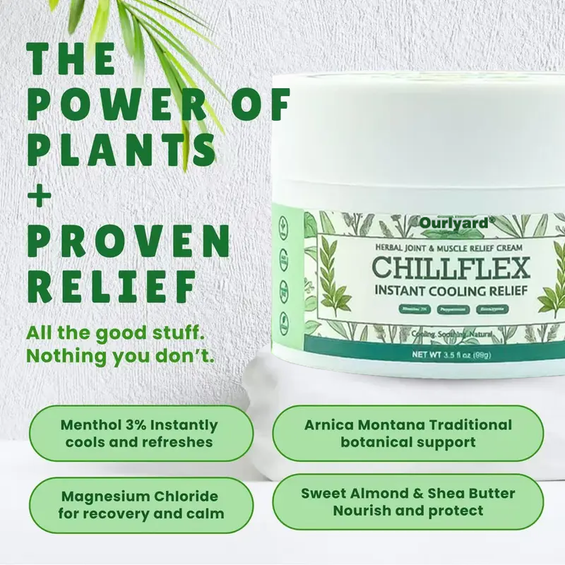 🎁𝐎𝐟𝐟𝐢𝐜𝐢𝐚𝐥 𝐒𝐭𝐨𝐫𝐞: 𝐎𝐮𝐫𝐥𝐲𝐚𝐫𝐝® Chillflex Mint Pain Relief Cream Revolutionary FDA-approved cream eliminates chronic pain in just 48 hours – no pills, no $1,000s in medical bills!
