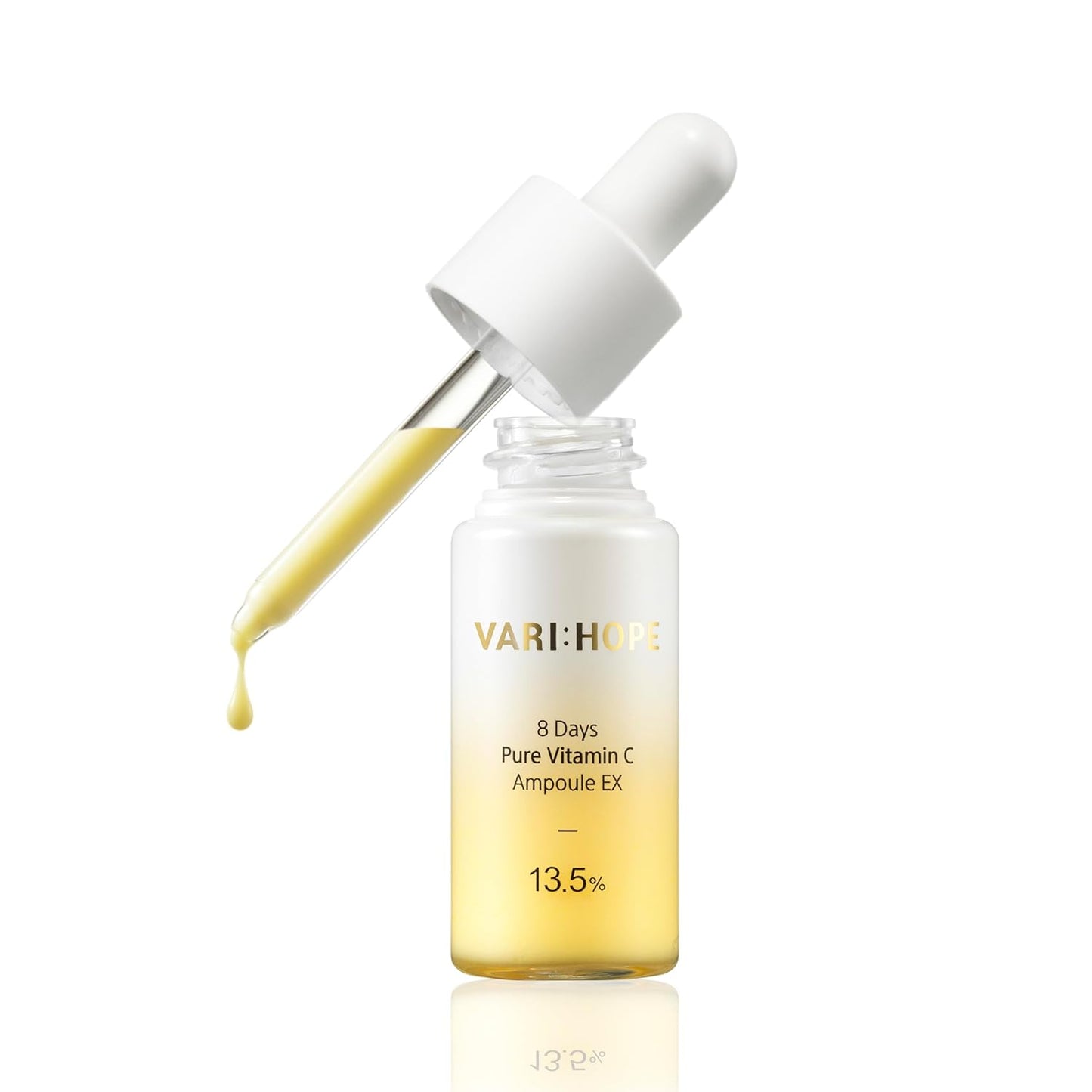 8 Day Vitamin C Serum - High Potency Ascorbic Acid for Brightening, Dark Spot Treatment and Even Skin Tone, Korean Skincare Ampoule for Glowing, Radiant Skin, 0.5 fl oz