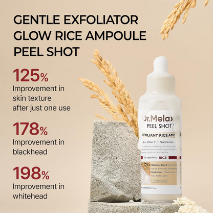 Exclusive Peel Shot Glow White Rice Peeling Ampoule--Skin Care