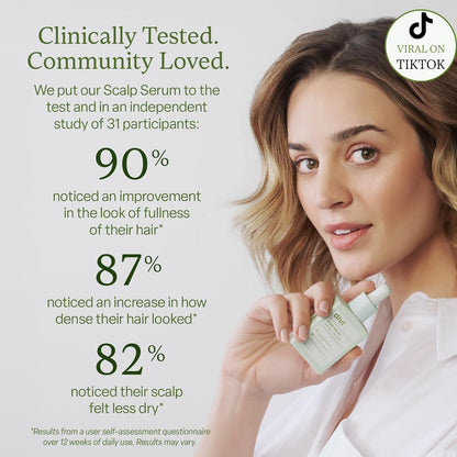 🧡🧡Final 4 Hours: 60% OFF Scalp Serum, Clinically Tested Hair Growth Formula, for Fuller and Thicker Hair