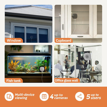 🧡Final 3 Hours: 60% OFF Indoor Cameras for Home Security with ChroMax Al Color Night Vision