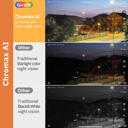 🧡Final 3 Hours: 60% OFF Indoor Cameras for Home Security with ChroMax Al Color Night Vision
