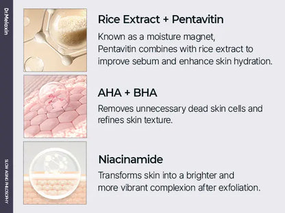 🧡🧡Final 6 Hours: 60% OFF Exclusive Peel Shot Glow White Rice Peeling Ampoule--Skin Care